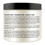 Sunny Isle Batana Anti Thinning Intensive Repair Masque 16oz left side with description and directions