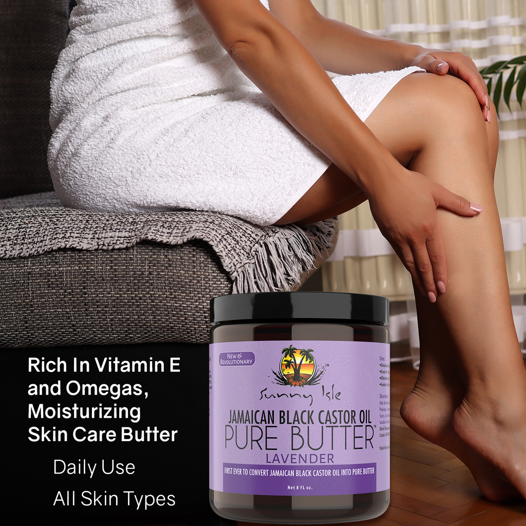 Sunny Isle Lavender Jamaican Black Castor Oil Pure Butter 8oz