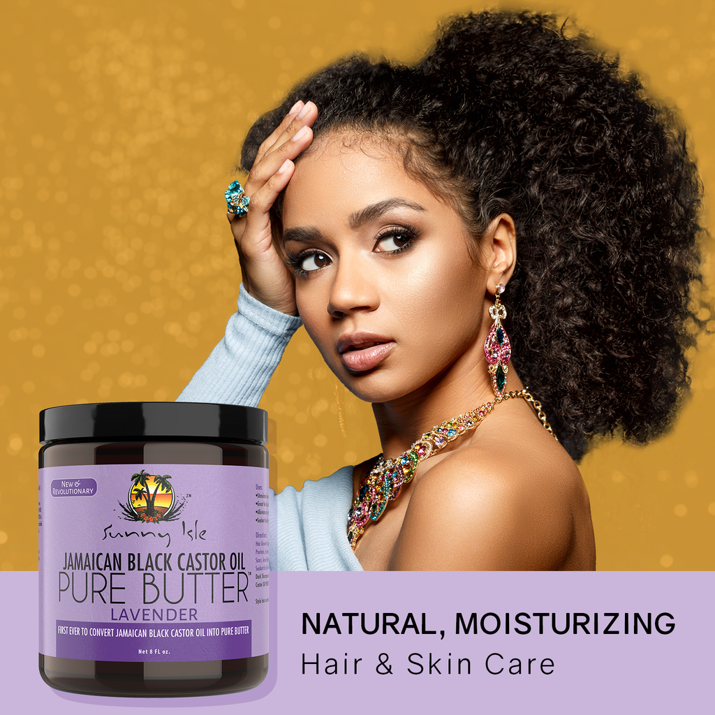Sunny Isle Lavender Jamaican Black Castor Oil Pure Butter 8oz