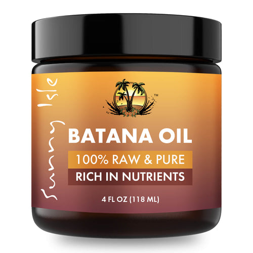 Sunny Isle 100 Raw and Pure Batana Oil 4oz front 