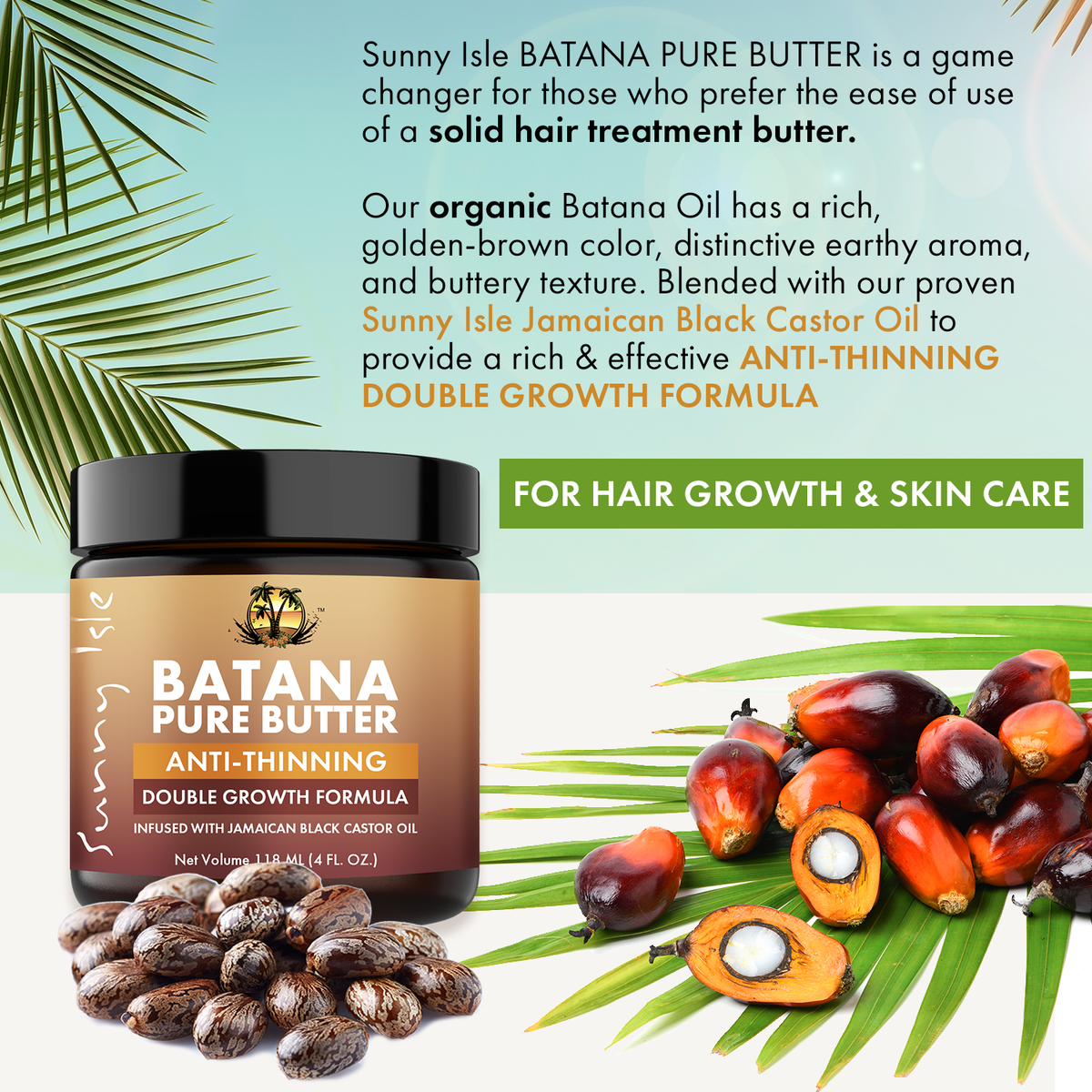 Sunny Isle Anti Thinning Batana Pure Butter