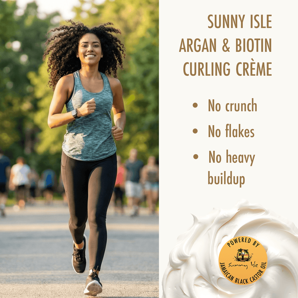 Sunny Isle Argan and Biotin Nourishing Hydrating Curling Creme 16oz