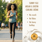 Sunny Isle Argan and Biotin Nourishing Hydrating Curling Creme 16oz