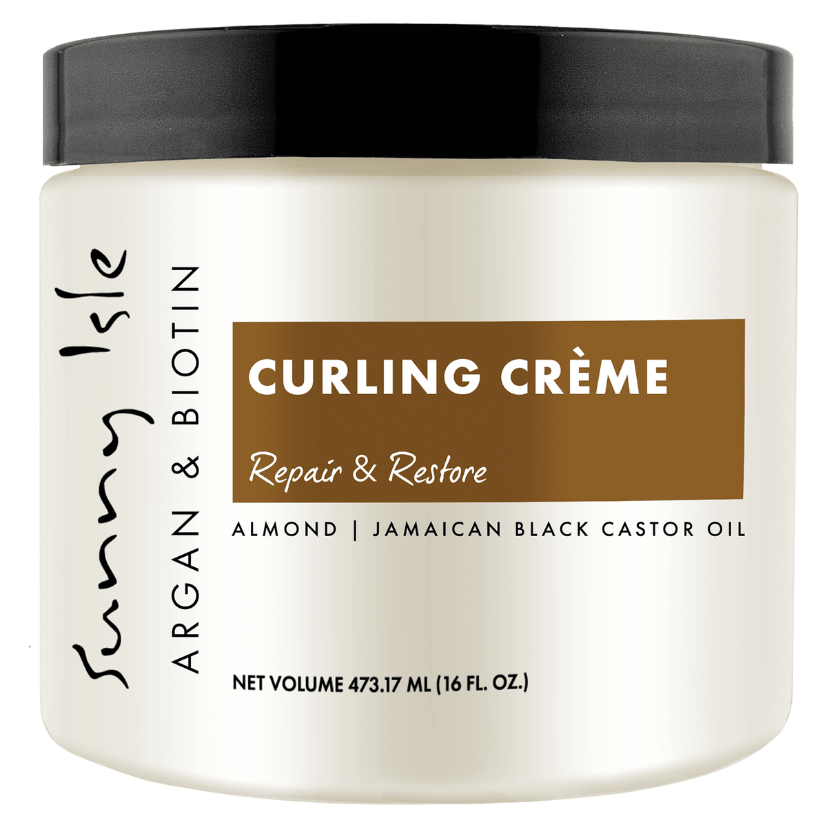 Sunny Isle Argan and Biotin Nourishing Hydrating Curling Creme 16oz