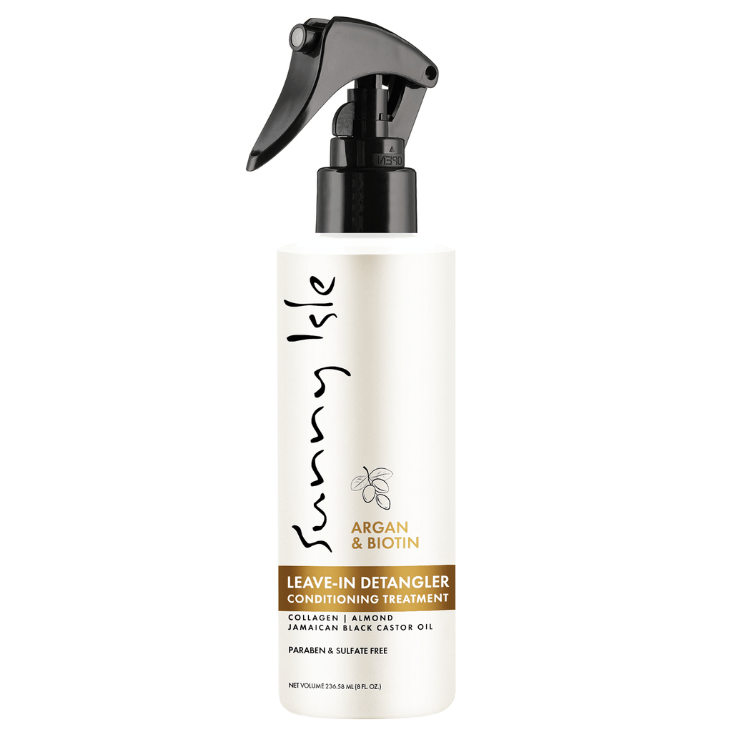 Sunny Isle Argan and Biotin Leave In Detangler Conditioning Treatment 8oz
