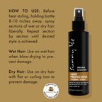 Sunny Isle Argan and Biotin Heat Protectant Thermal Spray 6oz