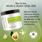 Sunny Isle Avocado and Collagen Nourishing Hydrating Curling Creme 16oz