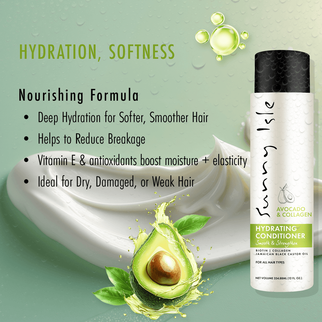 Sunny Isle Avocado and Collagen Hydrating Conditioner 12oz