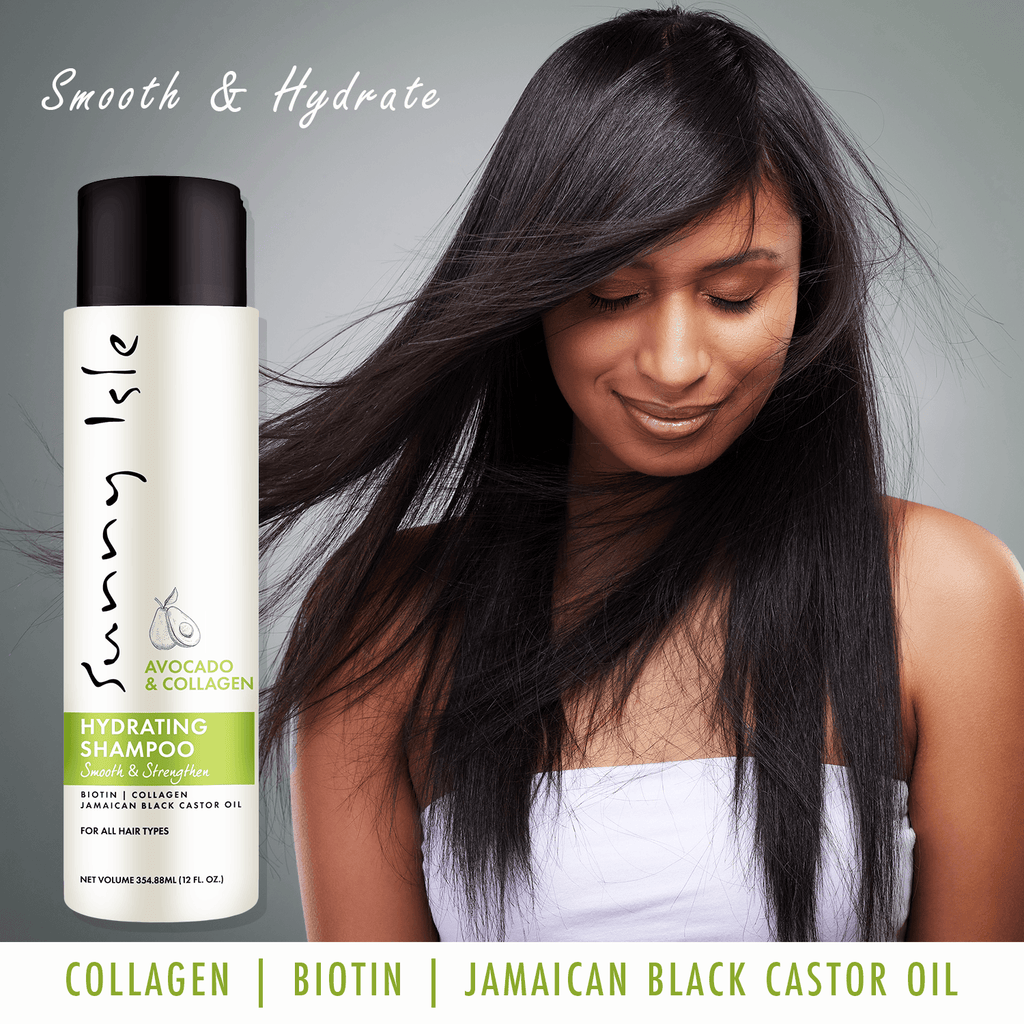 Sunny Isle Avocado and Collagen Hydrating Shampoo 12oz