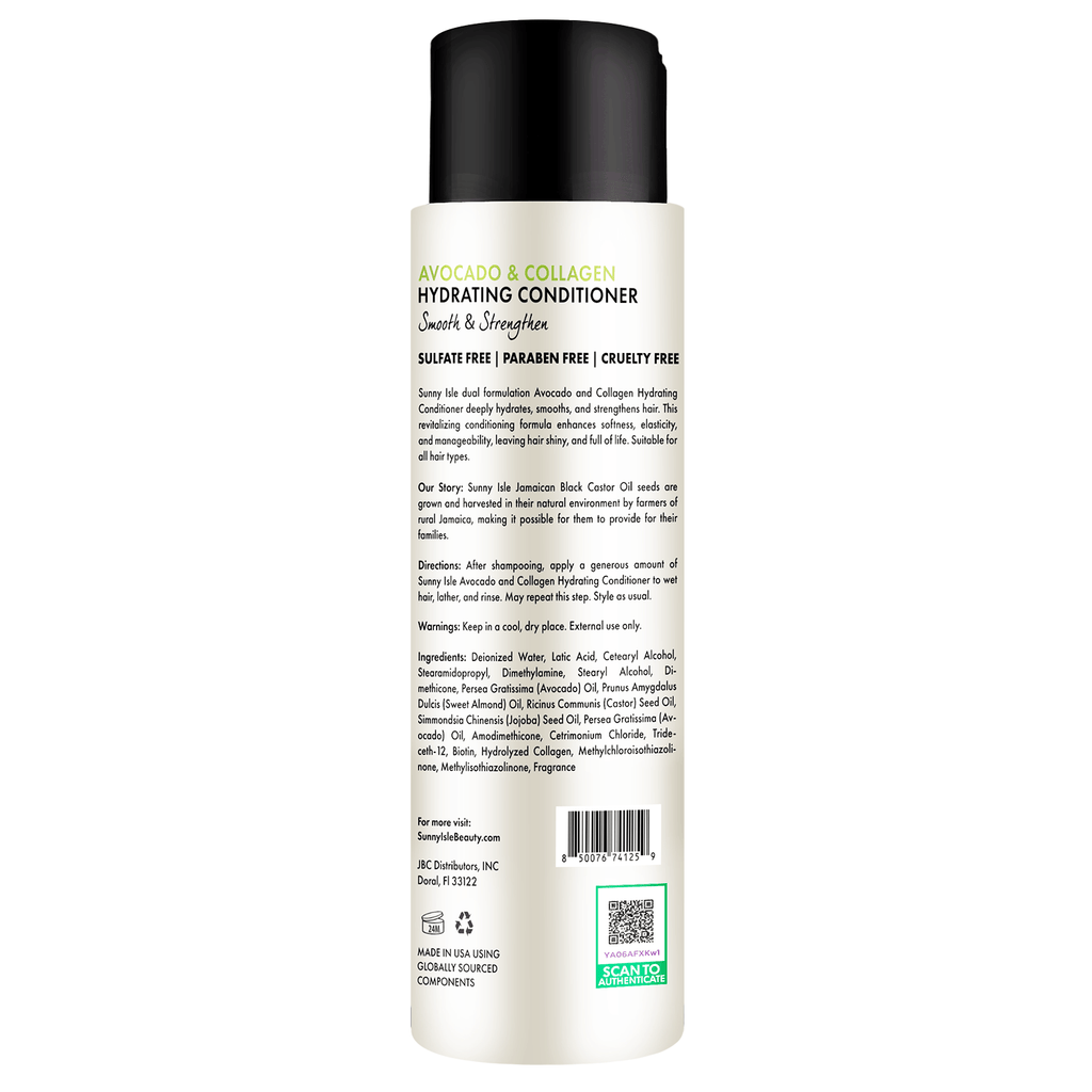 Sunny Isle Avocado and Collagen Hydrating Conditioner 12oz