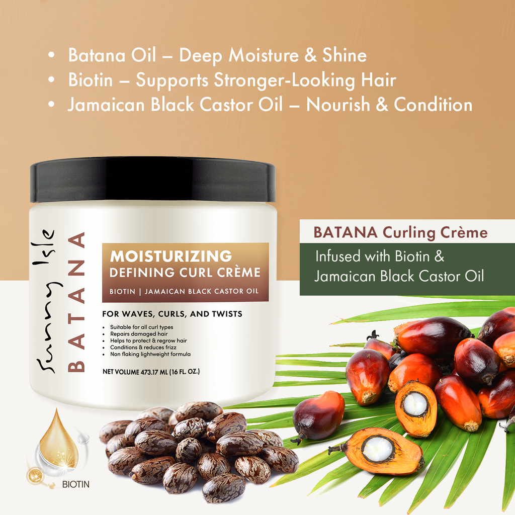 Sunny Isle Batana Moisturizing Defining Curl Creme 16oz