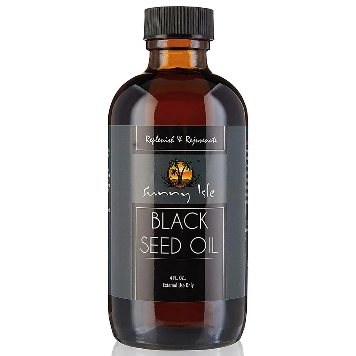 Sunny Isle Black Seed Oil 4oz front
