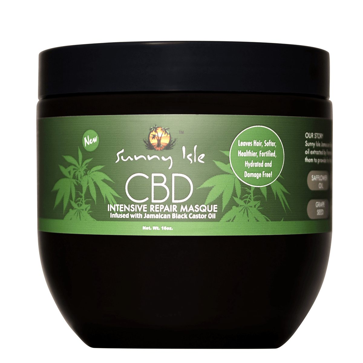 Sunny Isle CBD Intensive Repair Masque 16oz