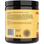 Sunny Isle Jamaican Black Castor Oil Pure Butter with Coconut Oil 8oz ingredient and UPC barcode