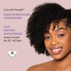 Sunny Isle Curly Girl Friendly Leave In Detangler Conditioner 8oz