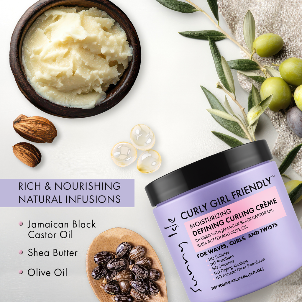 Sunny Isle Curly Girl Friendly Moisturizing Defining Curling Creme 16oz