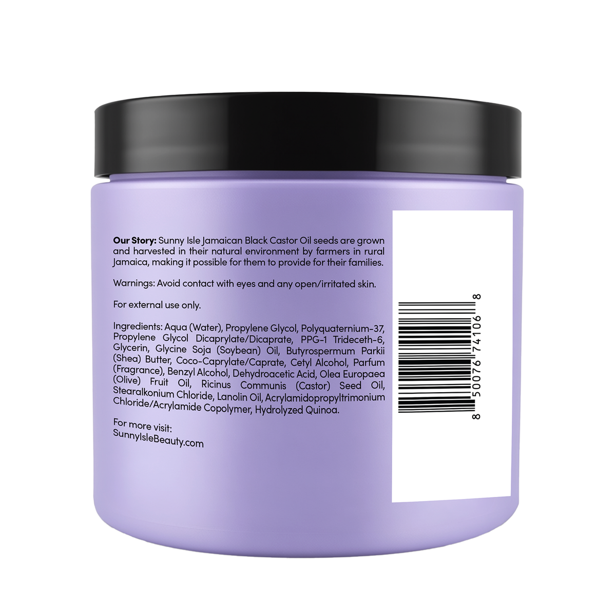 Sunny Isle Curly Girl Friendly Moisturizing Defining Curling Creme 16oz