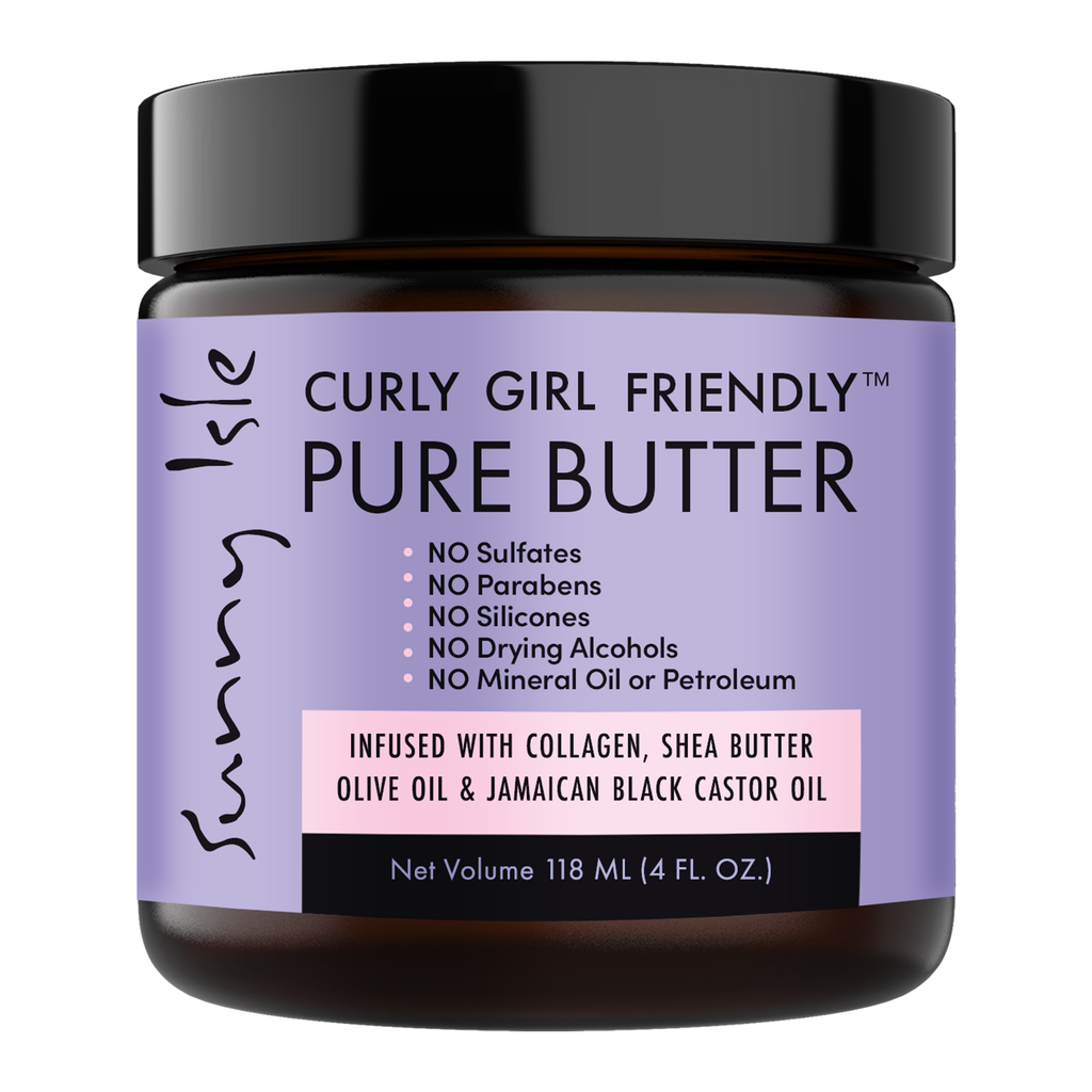 Sunny Isle Curly Girl Friendly Pure Butter 4oz