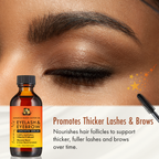 Sunny Isle Jamaican Black Castor Oil Eyebrow and Eyelash Growth Serum 2oz