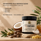 Sunny Isle Hair and Beard Balm Just For Men Pomade 4oz