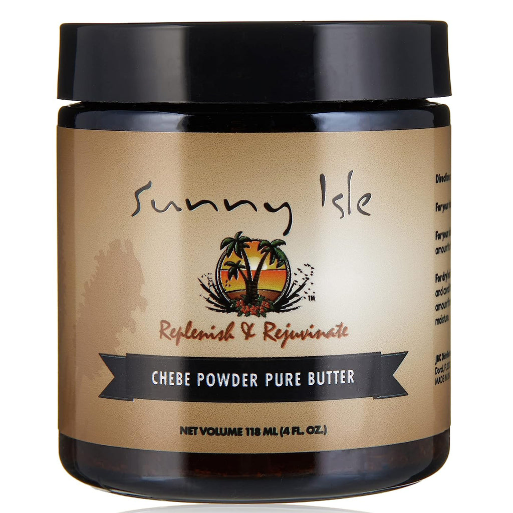 Sunny Isle Jamaican Black Castor Oil Pure Butter with Chebe Powder 4oz