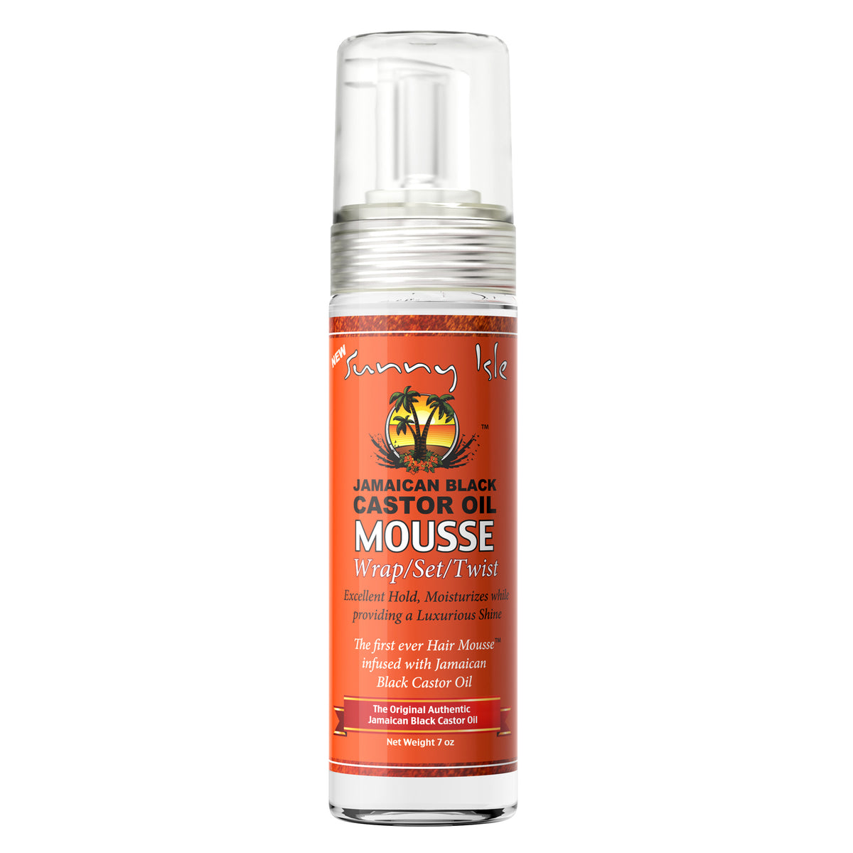 Sunny Isle Styling Mousse Wrap Set Twist 7oz Infused with Jamaican Black Castor Oil