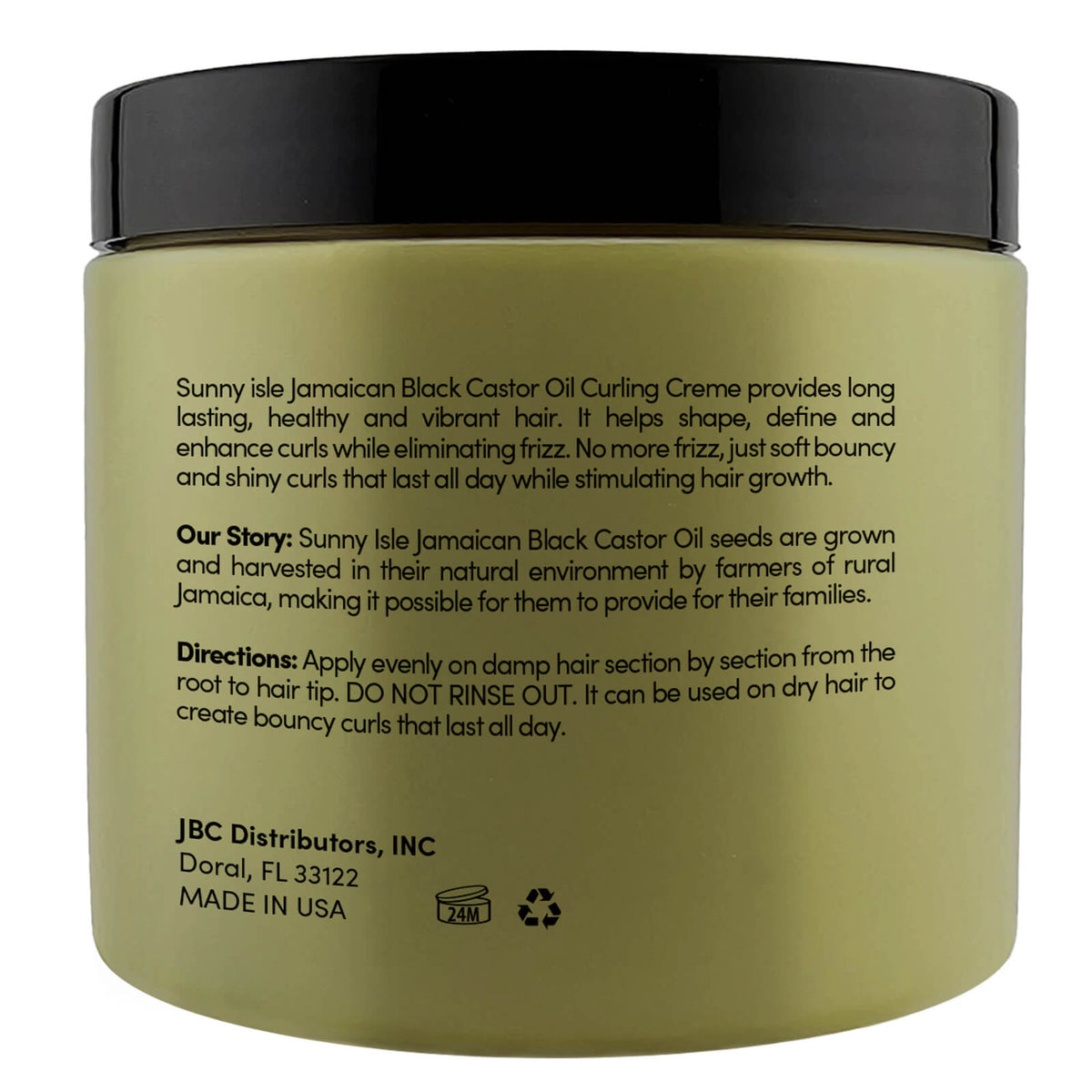 Sunny Isle Shea Coconut Curling Creme 16oz
