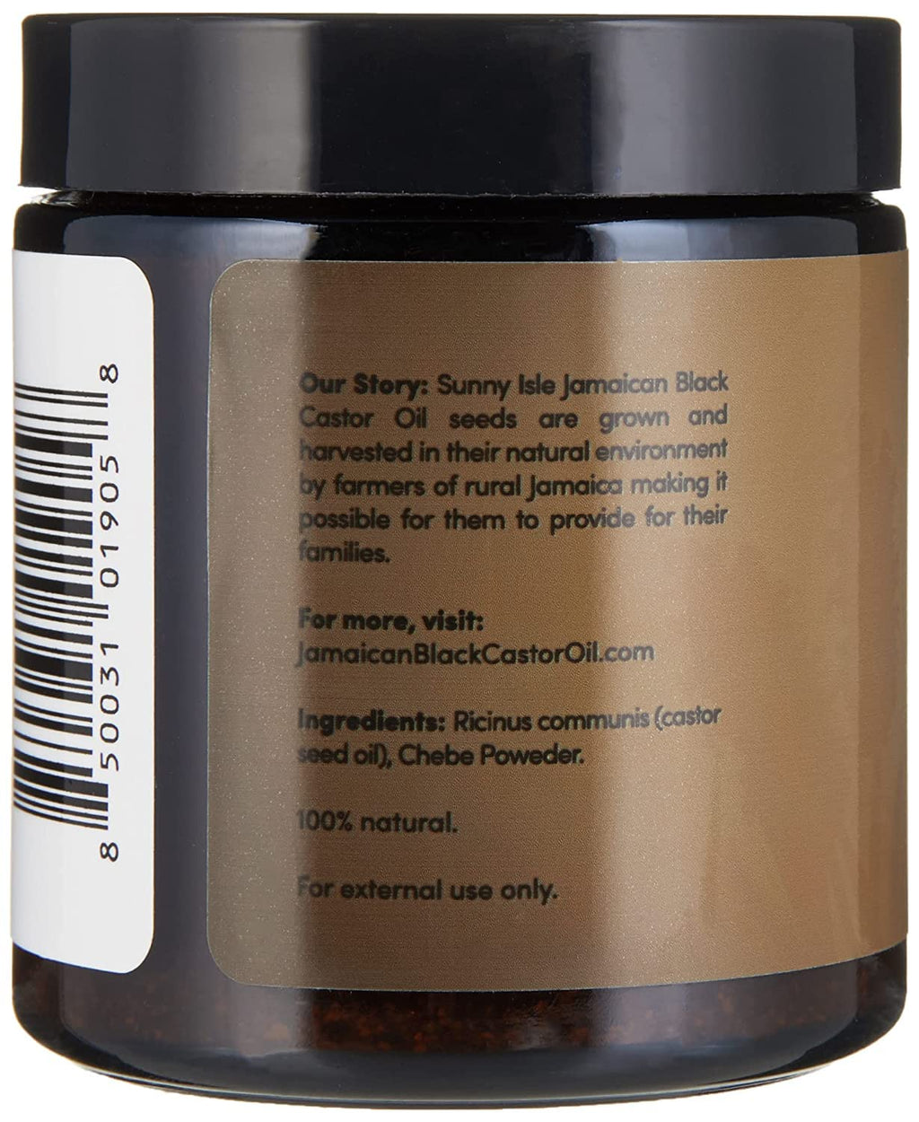 Sunny Isle Jamaican Black Castor Oil Pure Butter with Chebe Powder 4oz