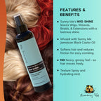 Sunny Isle Just for Wig Weave Braid and Extensions Wig Shine 8oz