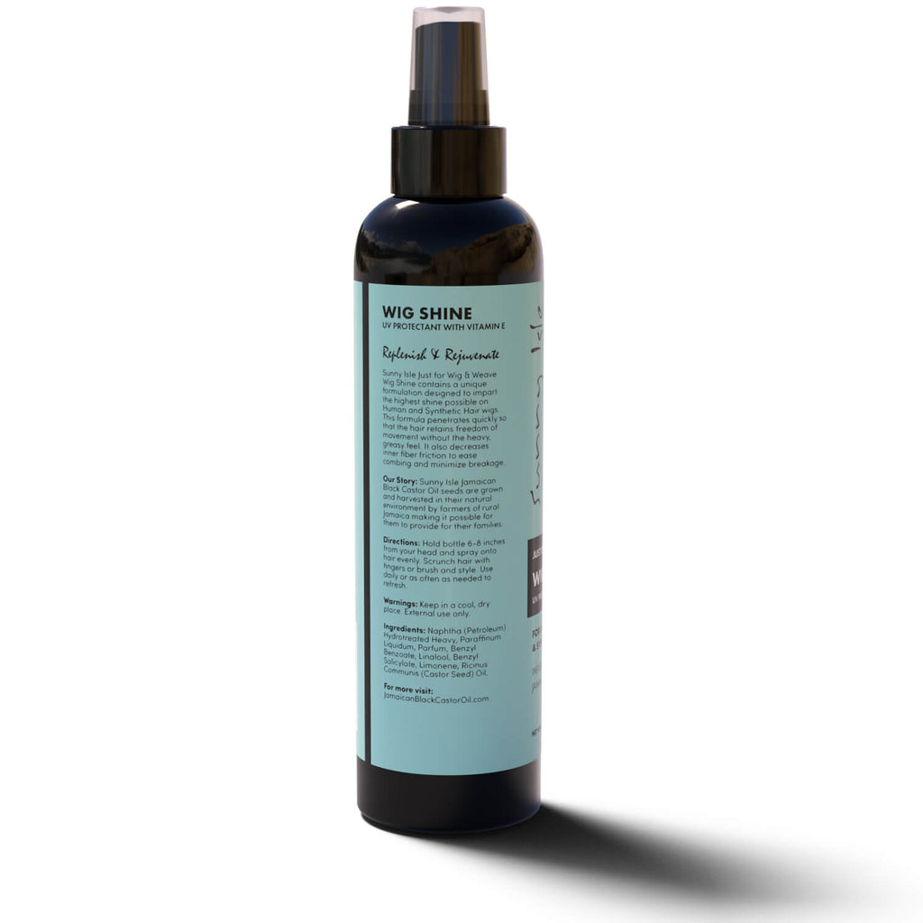 Sunny Isle Just for Wig Weave Braid and Extensions Wig Shine 8oz