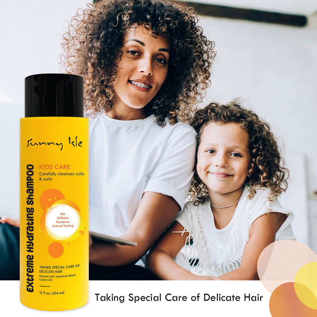 Sunny Isle Kids Care Extreme Hydrating Shampoo 12oz