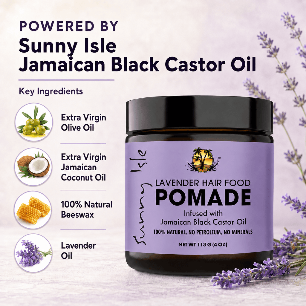 Sunny Isle Lavender Jamaican Black Castor Oil Hair Food Pomade 4oz