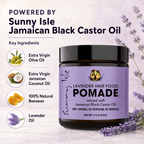 Sunny Isle Lavender Jamaican Black Castor Oil Hair Food Pomade 4oz