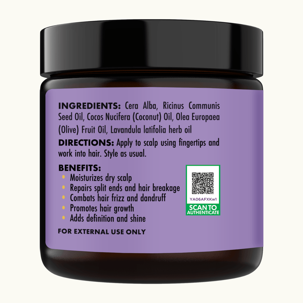 Sunny Isle Lavender Jamaican Black Castor Oil Hair Food Pomade 4oz