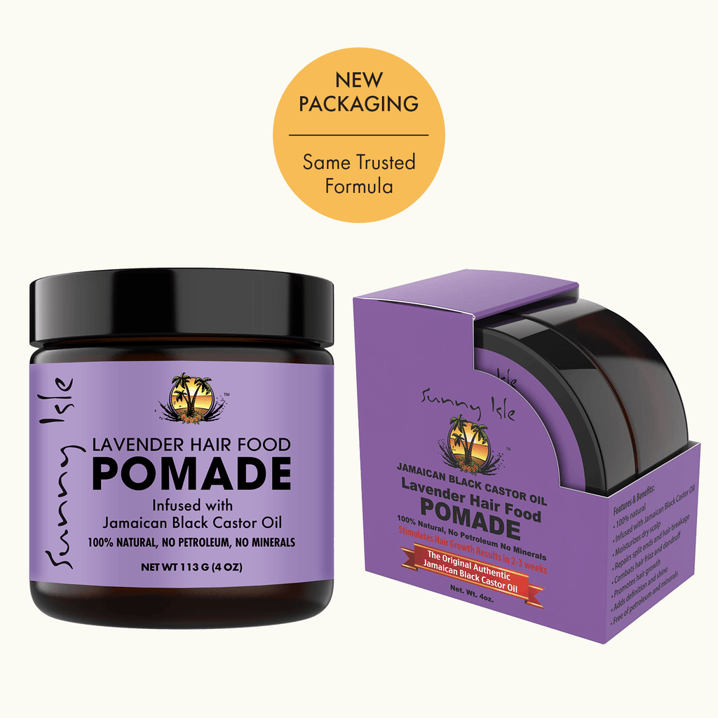 Sunny Isle Lavender Jamaican Black Castor Oil Hair Food Pomade 4oz