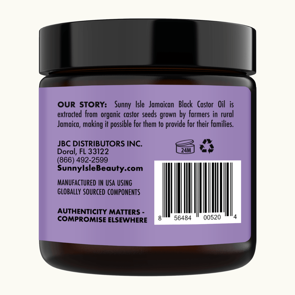 Sunny Isle Lavender Jamaican Black Castor Oil Hair Food Pomade 4oz