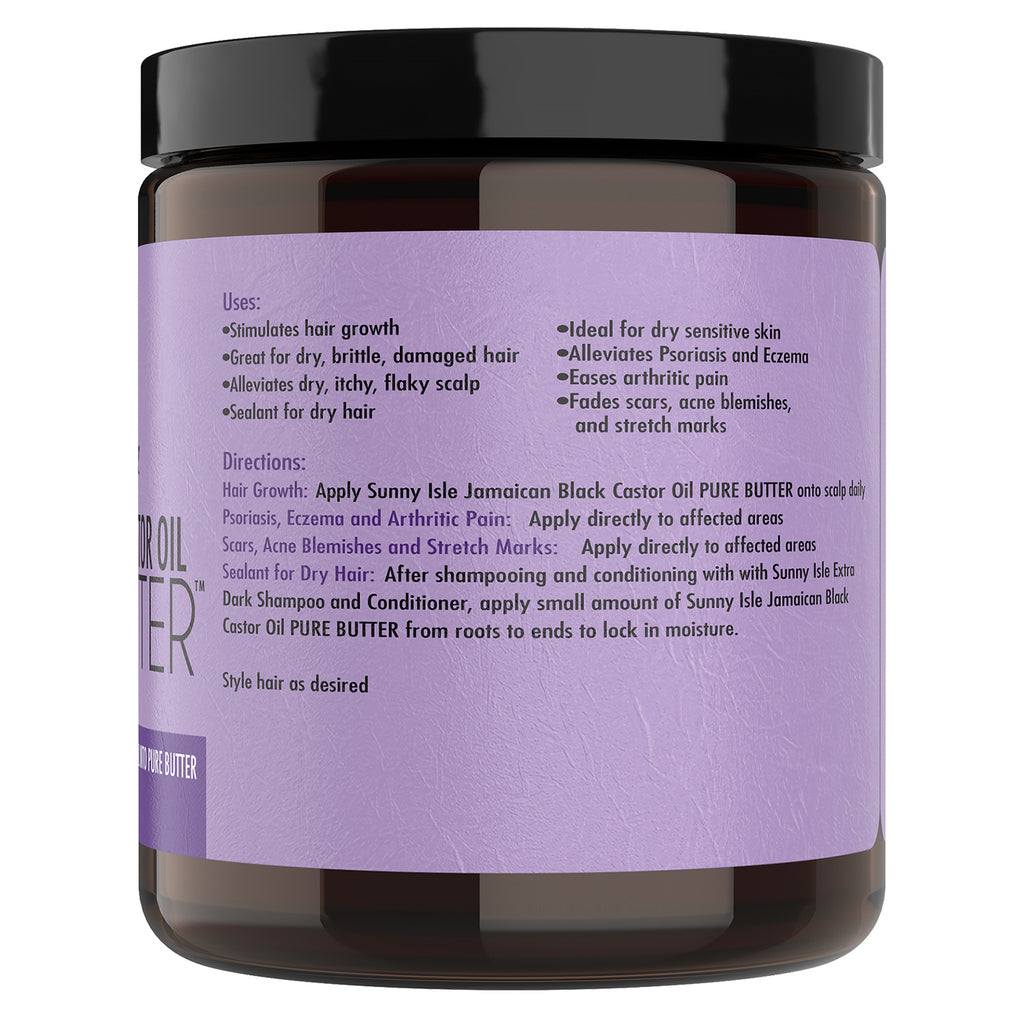 Sunny Isle Lavender Jamaican Black Castor Oil Pure Butter 8oz