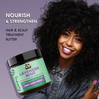 Sunny Isle Lavender Mint Hair and Strong Roots Pure Butter 4oz Lifestyle Curly Hair