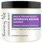 Sunny Isle Lavender Mint Hair and Strong Roots Intensive Repair Masque 16oz Front