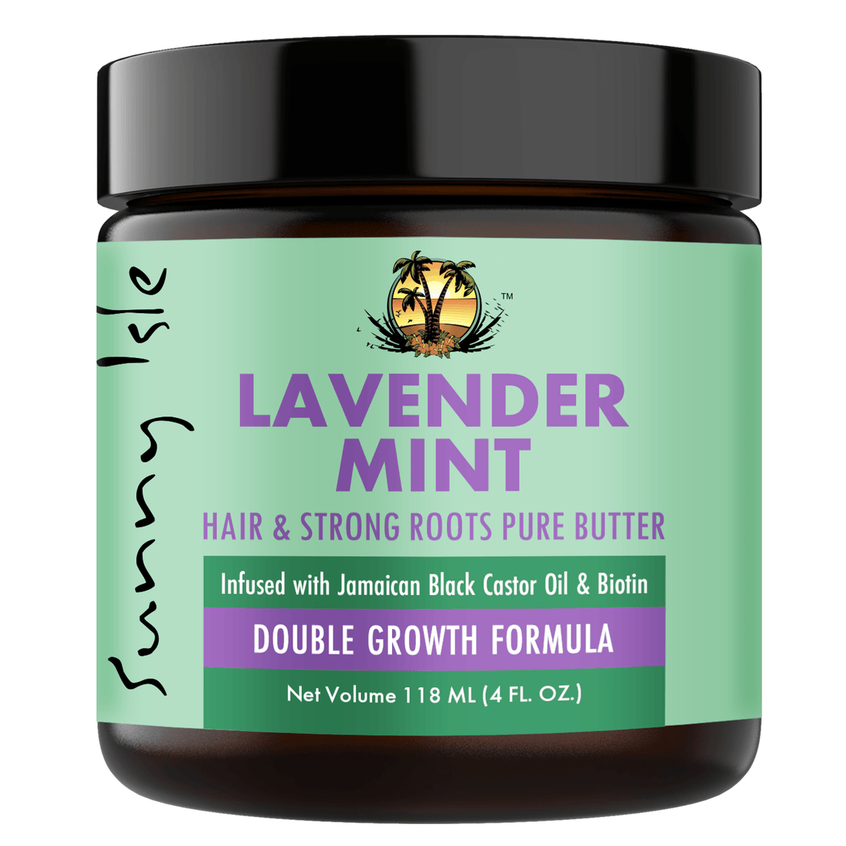 Sunny Isle Lavender Mint Hair and Strong Roots Pure Butter 4oz