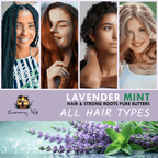 Sunny Isle Lavender Mint Hair and Strong Roots Pure Butter All Hair Types