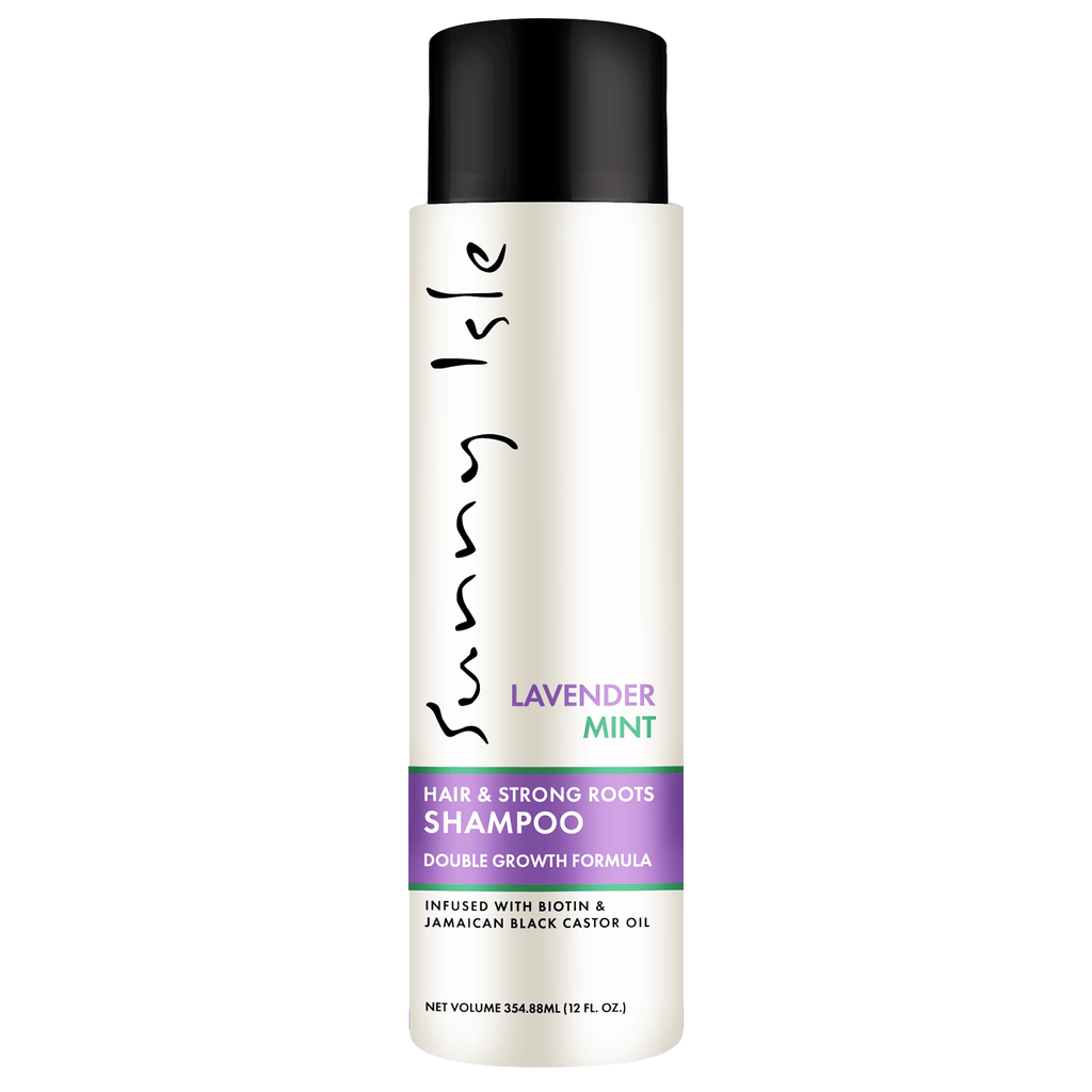 Sunny Isle Lavender Mint Hair and Strong Roots Shampoo 12oz Front