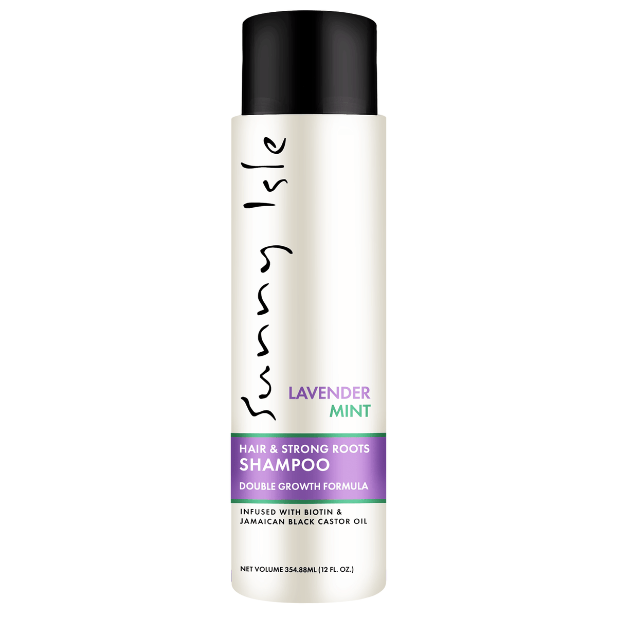Sunny Isle Lavender Mint Hair and Strong Roots Shampoo 12oz Front