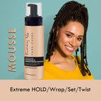 Sunny Isle Pure Chebe Extreme Hold Thickening and Strengthening Mousse 8oz