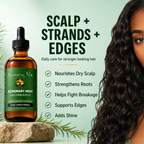 Sunny Isle Rosemary Mint Hair and Strong Roots Oil 4oz