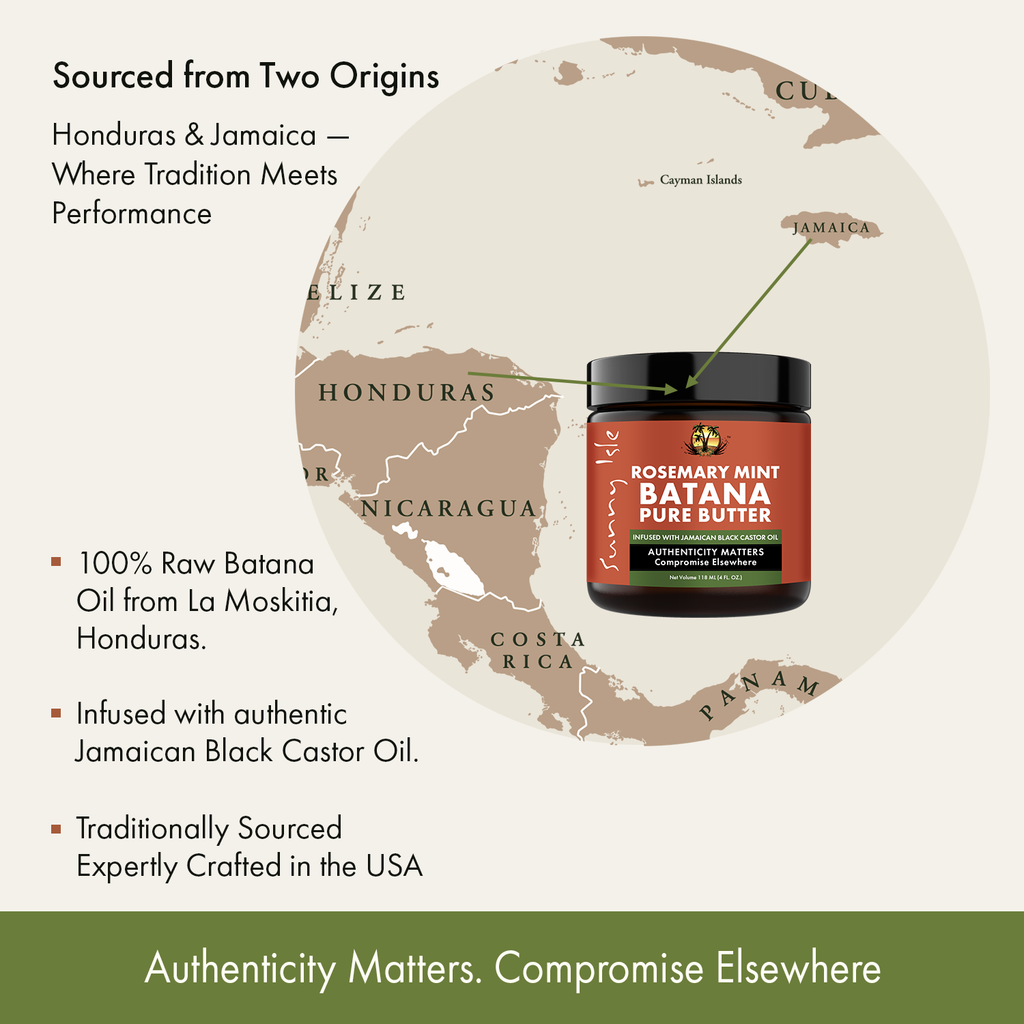 Sunny Isle Rosemary Mint and Batana Pure Butter 4oz
