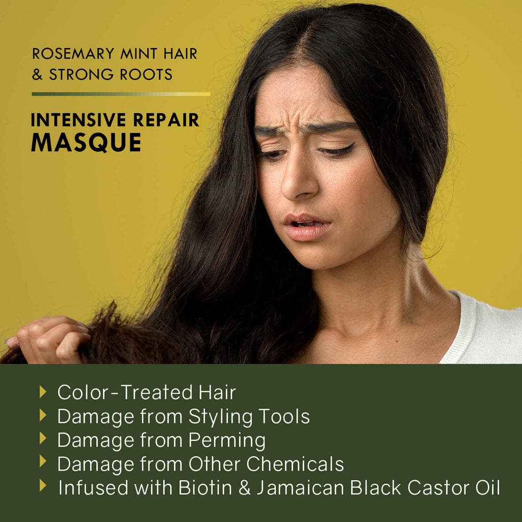 Sunny Isle Rosemary Mint Hair and Strong Roots Masque 16oz