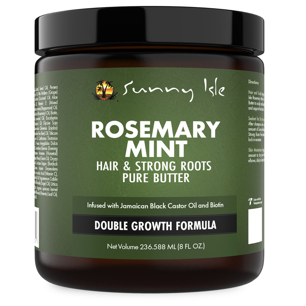Sunny Isle Rosemary Mint Hair and Strong Roots Pure Butter
