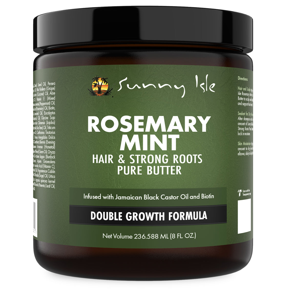 Sunny Isle Rosemary Mint Hair and Strong Roots Pure Butter