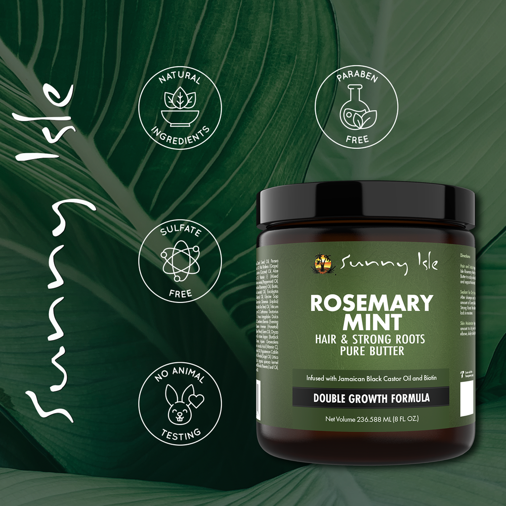 Sunny-Isle-Rosemary-Mint-Pure-Butter-8oz-Infographic-Clean-Beauty